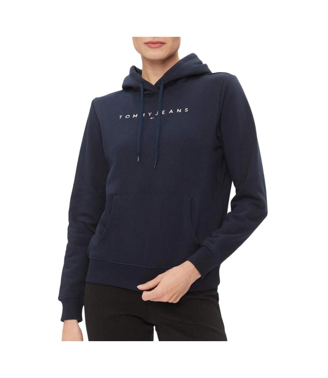 Sweat à Capuche Marine Femme Tommy Hilfiger Linear - S-1