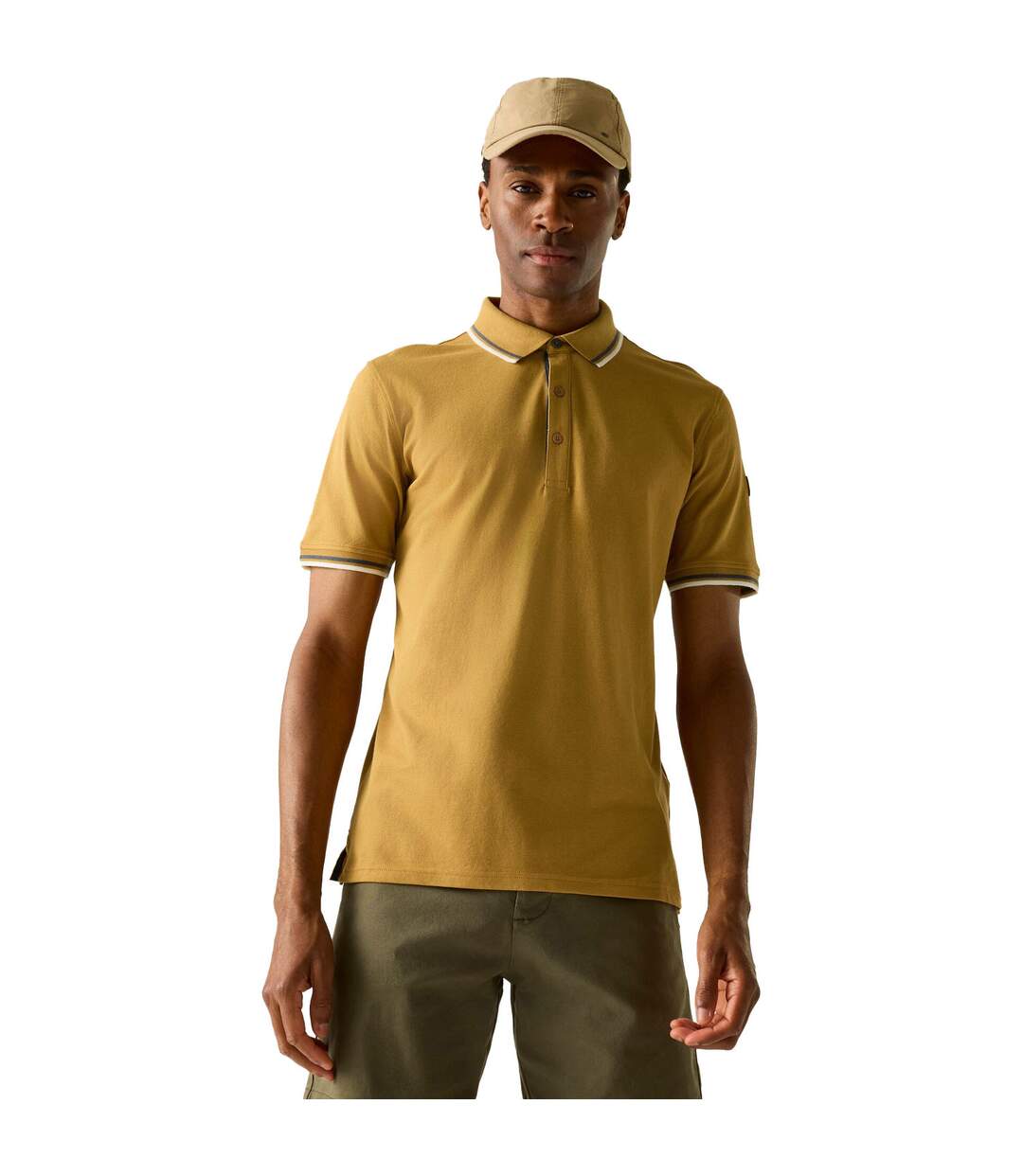 Polo Adryan Homme Marron Bois Regatta-1