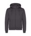 Veste À Capuche Miami Homme Gris Métal Clique-1