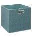 Boîte de Rangement Carrée Pliable Mix n'Modul 31x31cm Pétrole Chiné-1