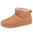 Isotoner Bottines femme chaudes, légères, confortables et modernes, effet nubuck-1