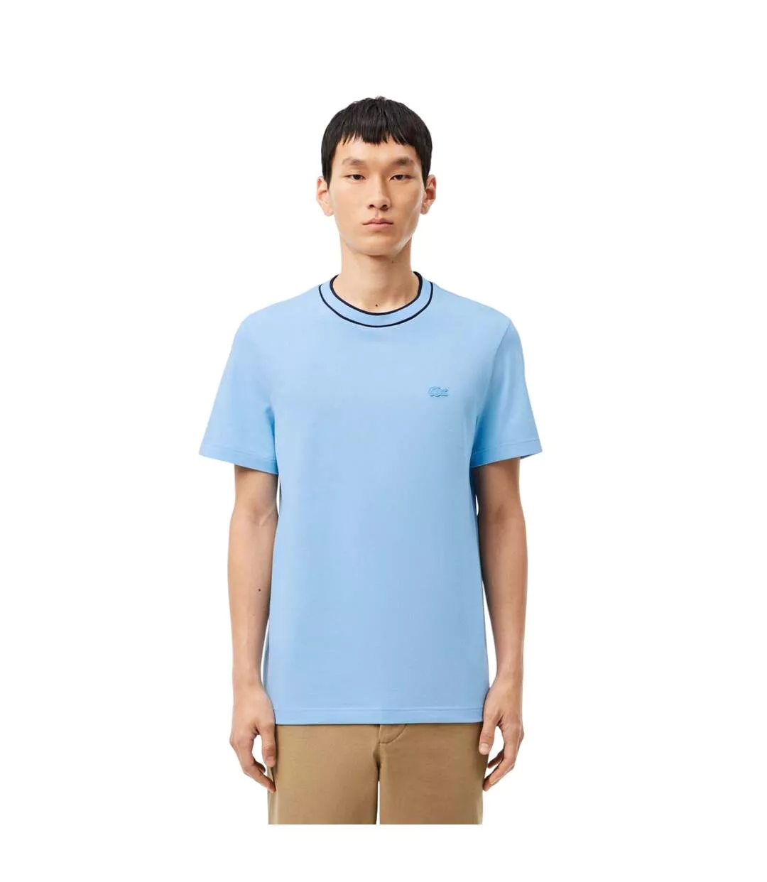T-shirt Homme Bleu Clair Lacoste-1