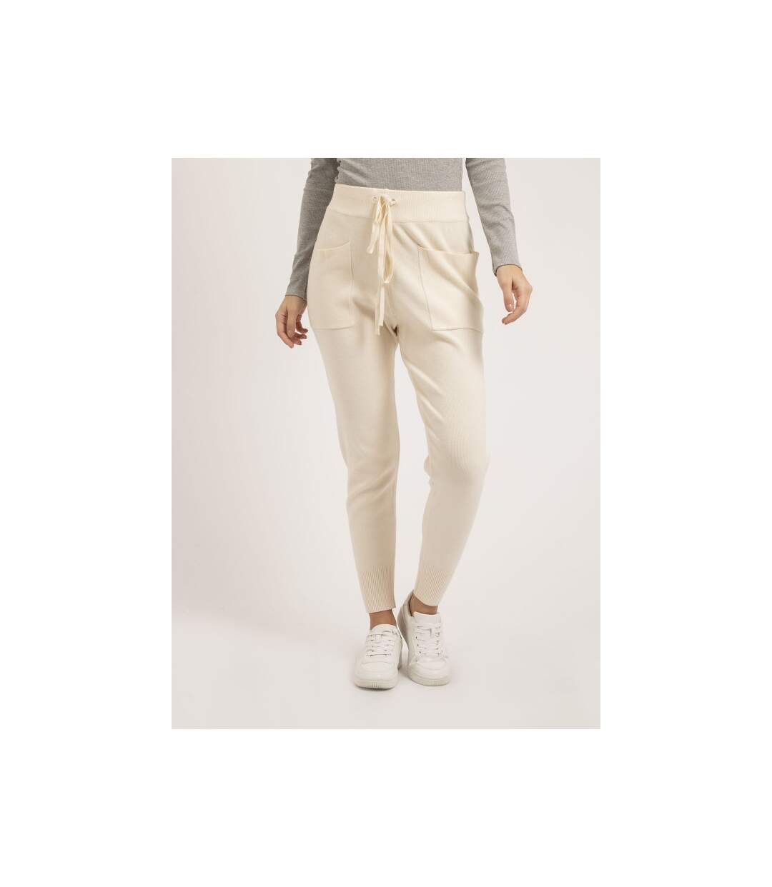 Pantalon jogging en maille ELSA - Dona X Lisa-1