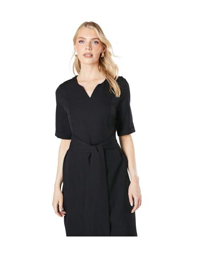 Womens/ladies utility midi dress black Principles