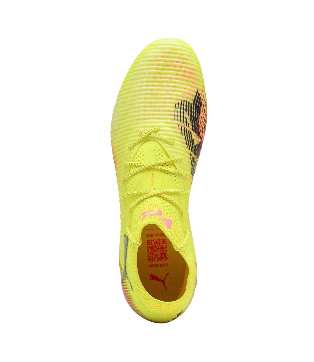 Mens Future 8 Ultimate Knitted Collar Soft Ground Football Boots Yellow Puma-3
