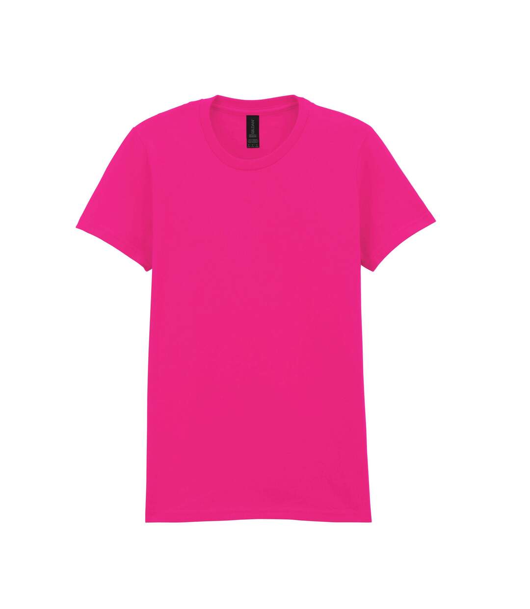Womens/ladies Softstyle Plain Midweight T-shirt Heliconia Gildan-1