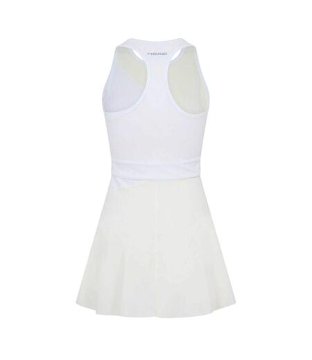 Robe Courte Motif/style Blocs De Couleurs Valasca Femme Blanc Head