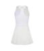 Robe Courte Motif/style Blocs De Couleurs Valasca Femme Blanc Head-3