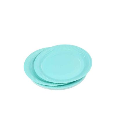 Lot de 20 Assiettes en Carton Vitamine 23cm Menthe