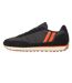 Mens Monza Suede Trainers Black Orange Patrick-2