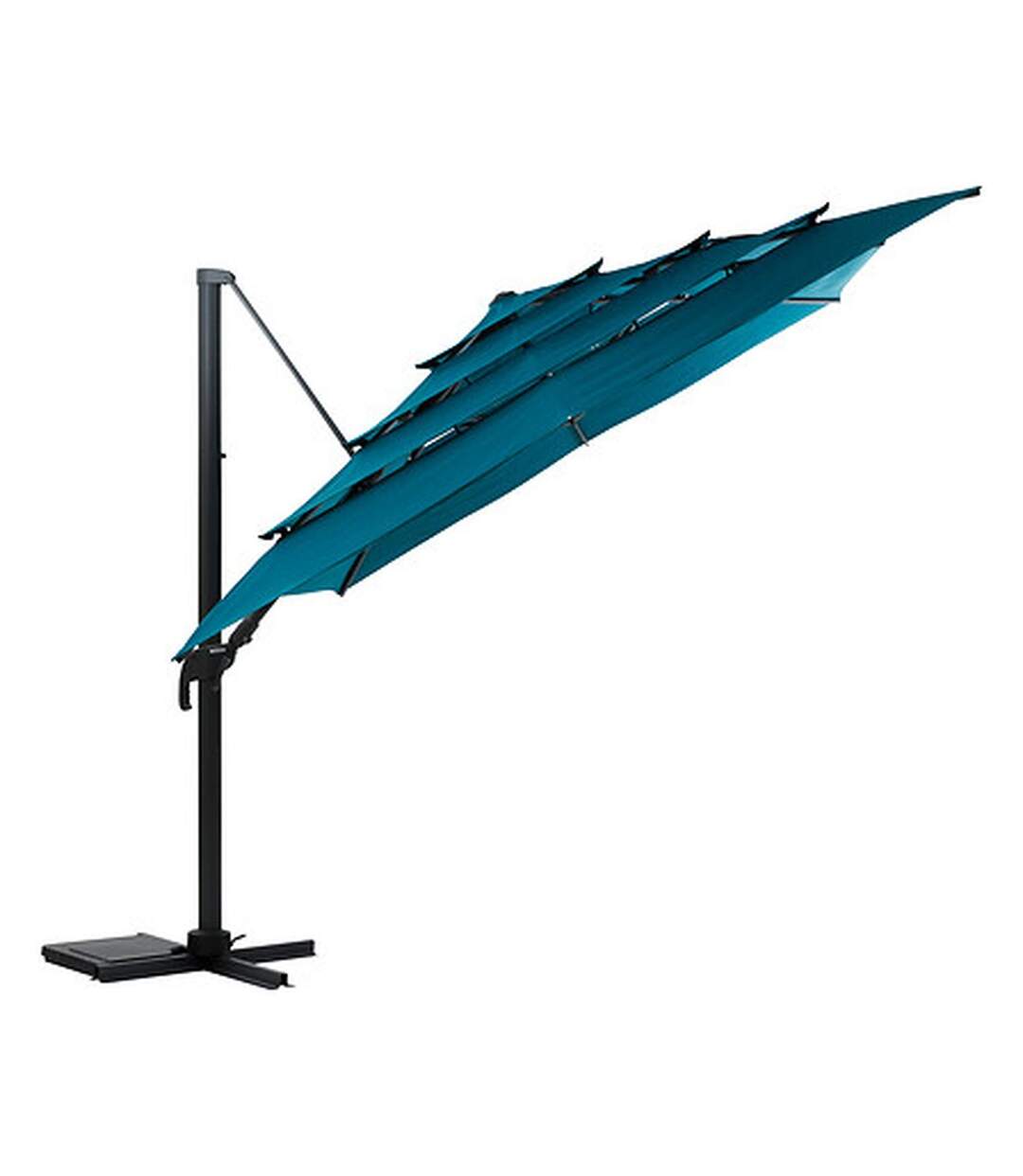 Parasol déporté rectangulaire multi-toile MELHIA-4