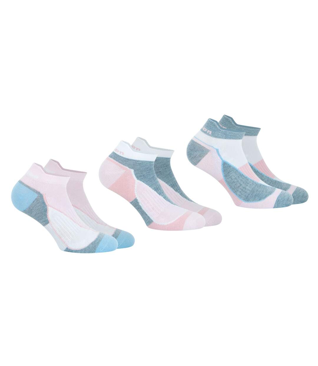 Lot de 3 paires de chaussettes basses femme Sport Wilson