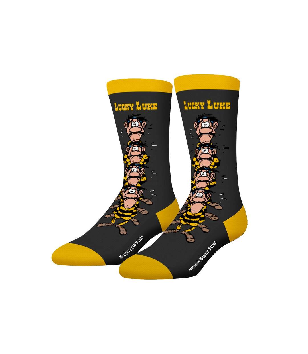 Lot de 4 paires de chaussettes Lucky Luke Freegun-2