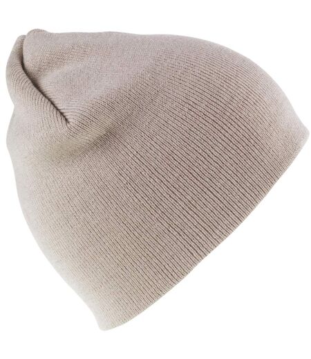 Chapeau D'hiver Pull On Soft Feel Acrylic Beige Result