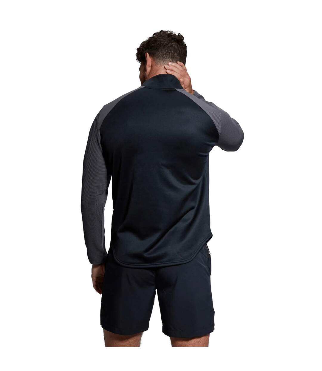 Unisex Adult Elite Quarter Zip Pullover Black Canterbury-4