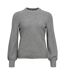 Womens/ladies Crew Neck Regular Jumper Medium Grey Object-2