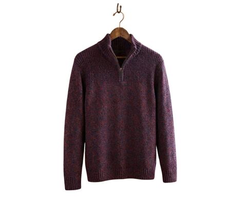 Pull camionneur col montant zippé PARTISAN1