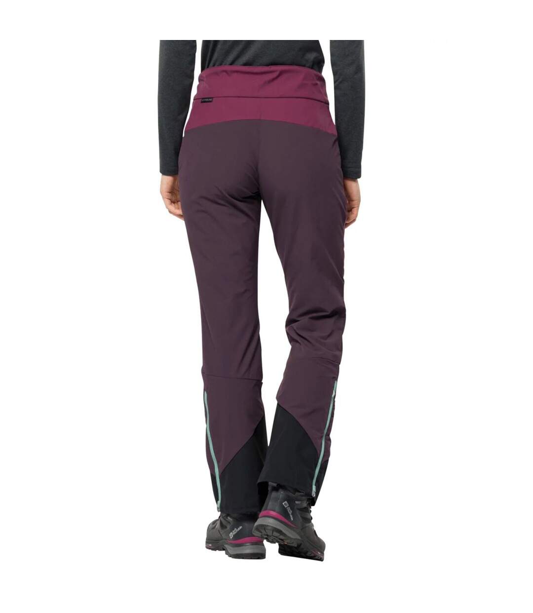 Pantalon De Ski Alpspitze Femme Violet Clair Jack Wolfskin-3