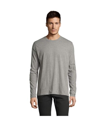 T-shirt Imperial Homme Gris Chiné SOLS