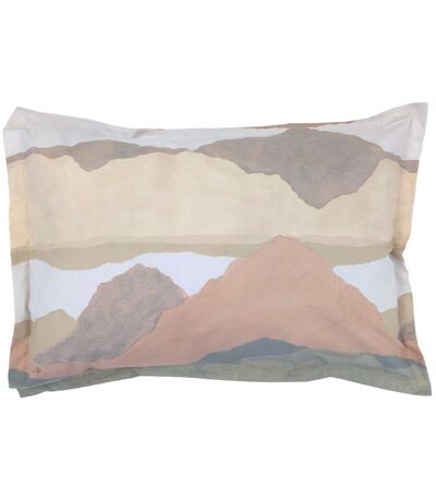 Taie d'oreiller percale de coton LAND CRAIE