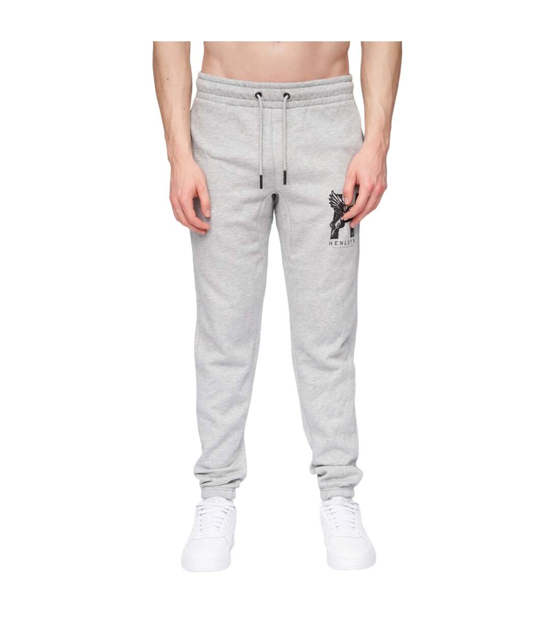 Pantalon De Jogging Curveball Homme Gris Chiné Henleys-2