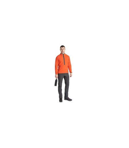 Mens Mock Neck Regular Sweatshirt Macaw Red Craghoppers