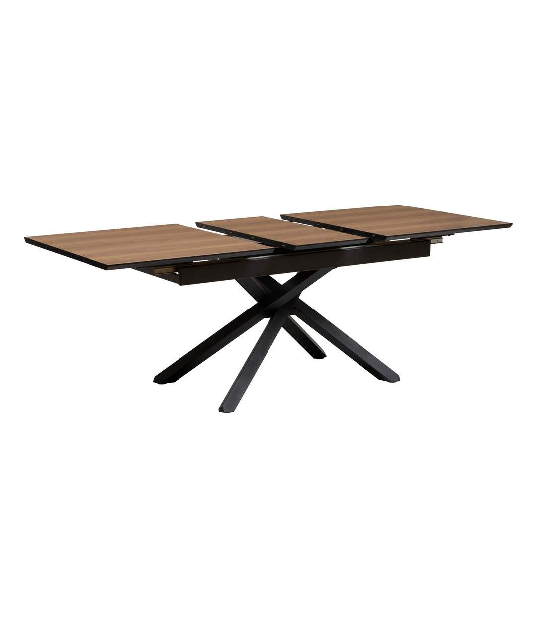 Table à manger extensible pour 6 personnes SANDRI - Marron-3
