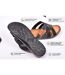OZABI Sandales homme sangles croisées confort mémoire de forme-4