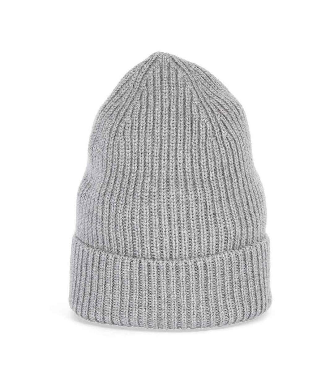 Merino wool beanie moon grey heather Native Spirit-1