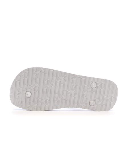 Tongs grise femme calvin klein jeans flip flop tpu metall