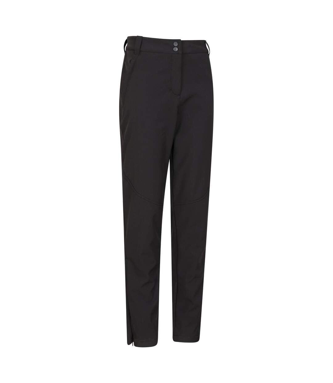 Womens/ladies sierra ii softshell recco ski trousers black Mountain Warehouse-4