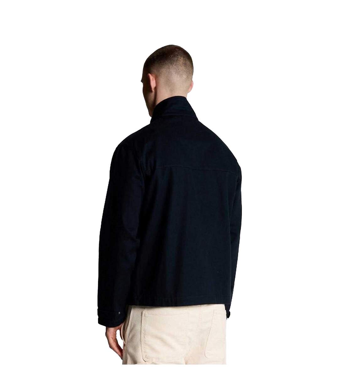 Mens Twill High-neck Jacket Dark Navy Lyle & Scott-3