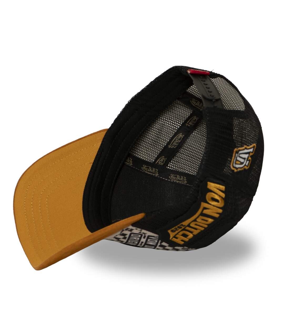Casquette trucker imprimée en sublimation avec filet et écusson Subli Vondutch-5