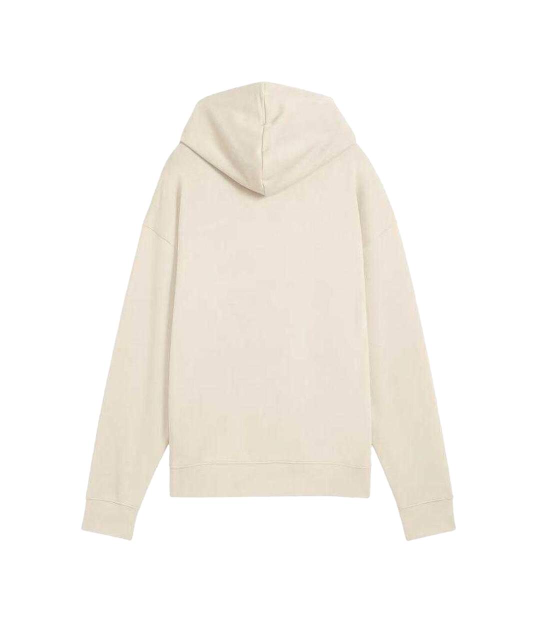 Sweat À Capuche Style Texte Ess Femme Beige Crème Puma-3