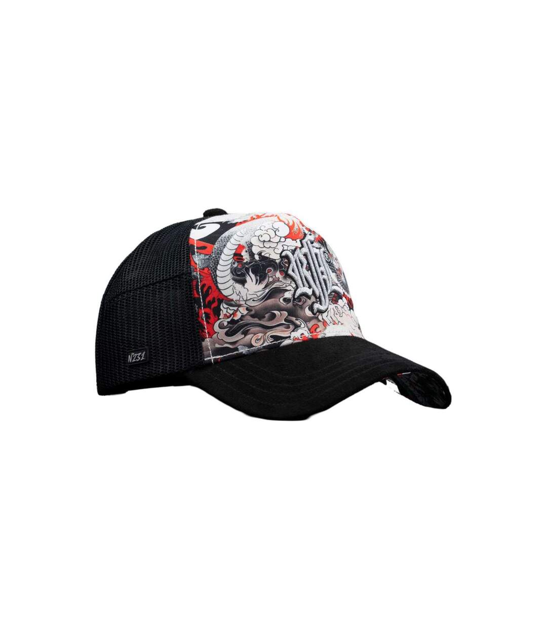 Casquette trucker avec filet bi-matière Dragon Rock'n Free Life-2