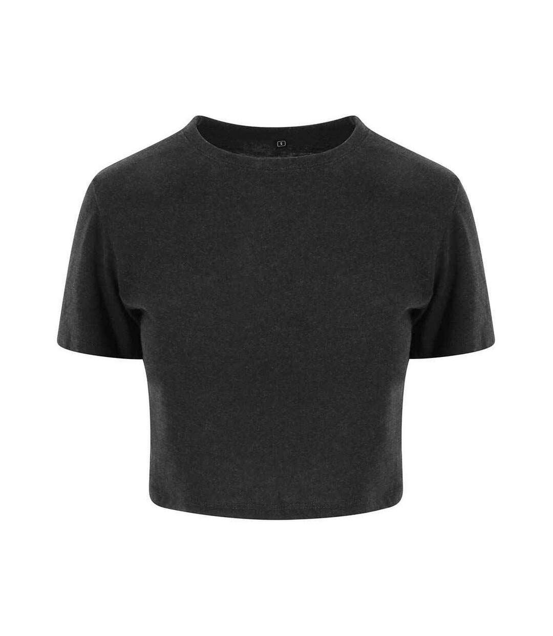 Haut Court Femme Noir Chiné Awdis-1