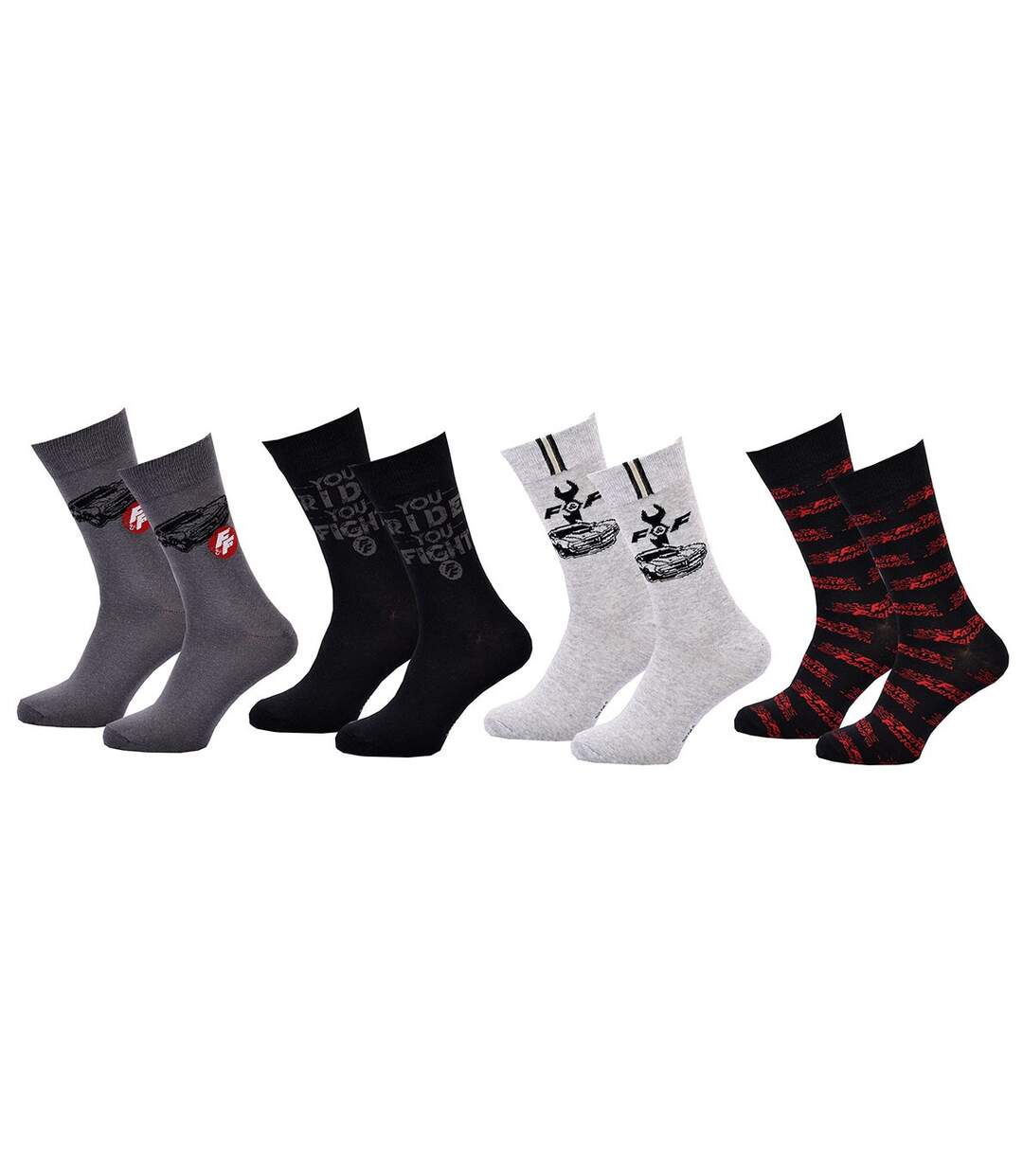 Chaussettes Pack HOMME FAST AND FURIOUS Pack de 4 Paires 1587-1