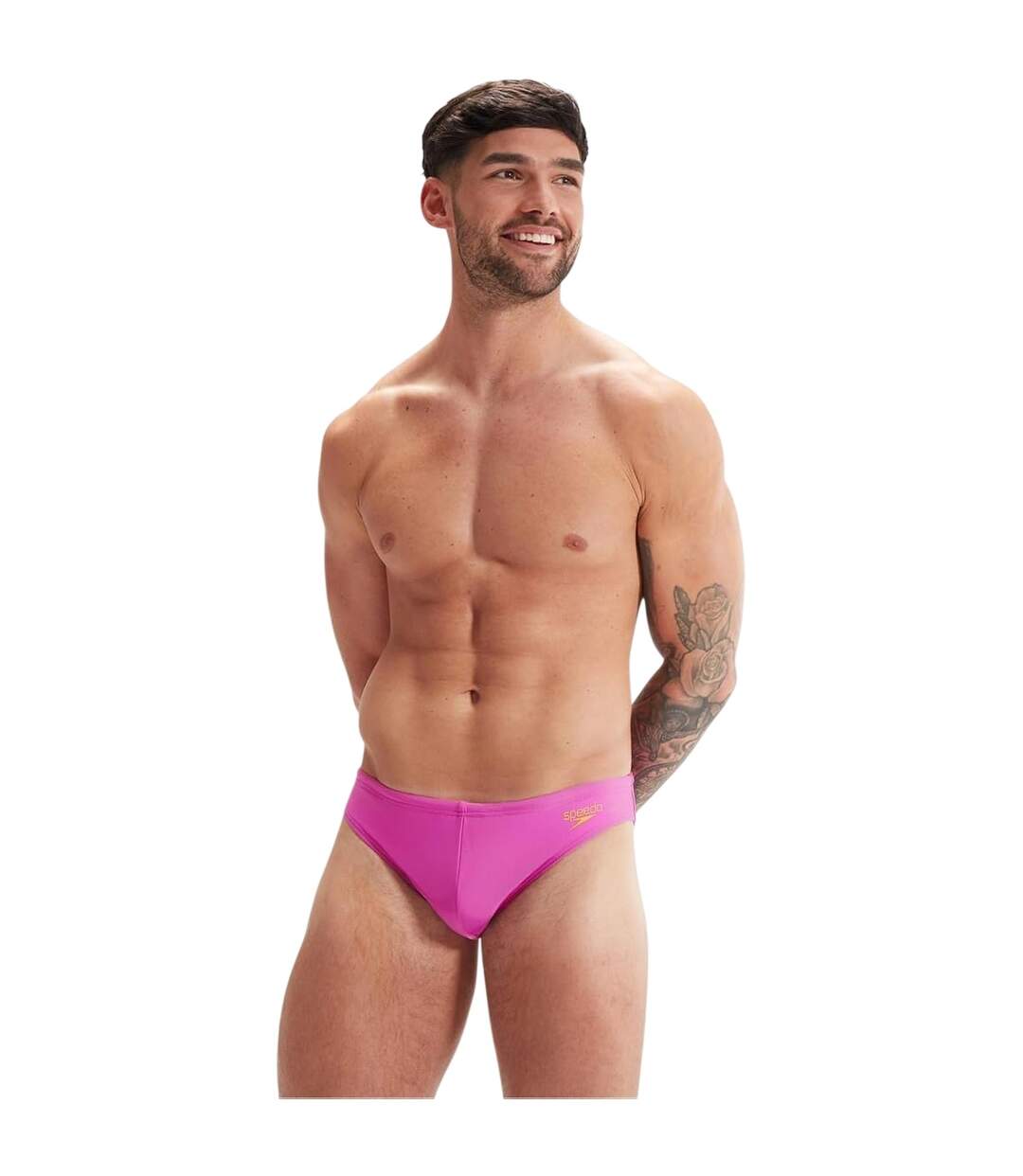 Mens Solar Swim Briefs Purple Speedo-4