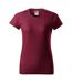 T-shirt Basic Femme Grenat Malfini-1