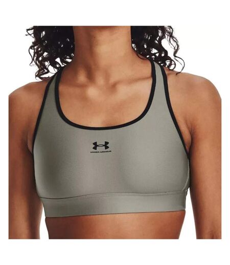 Brassière Grise Femme Under Armour Padless - L