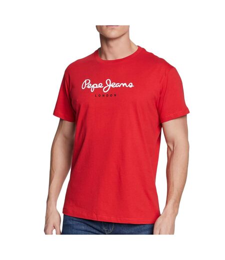T-shirt Rouge Homme Pepe Jeans Eggo N