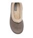 Ladies Textured Ballerina Slippers Brown Tan Warm UK 3-8-3