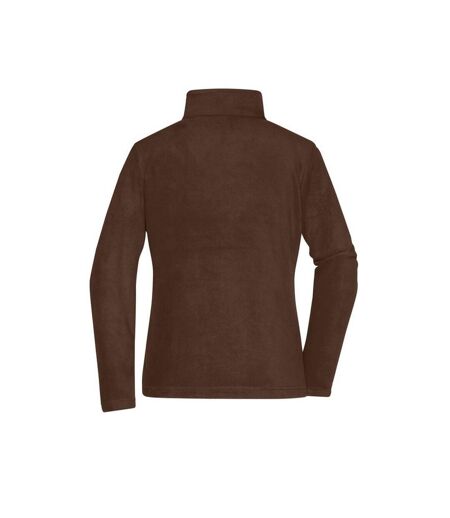 Veste Polaire Femme Marron James And Nicholson