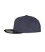 Casquette De Baseball Yupoong Adulte Bleu Marine Noir Flexfit-1