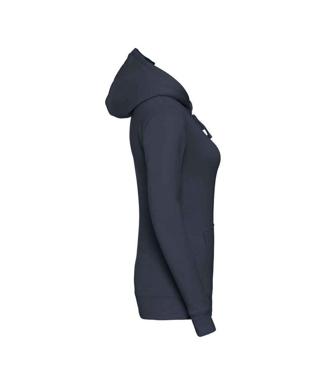 Womens/ladies authentic hoodie french navy Russell