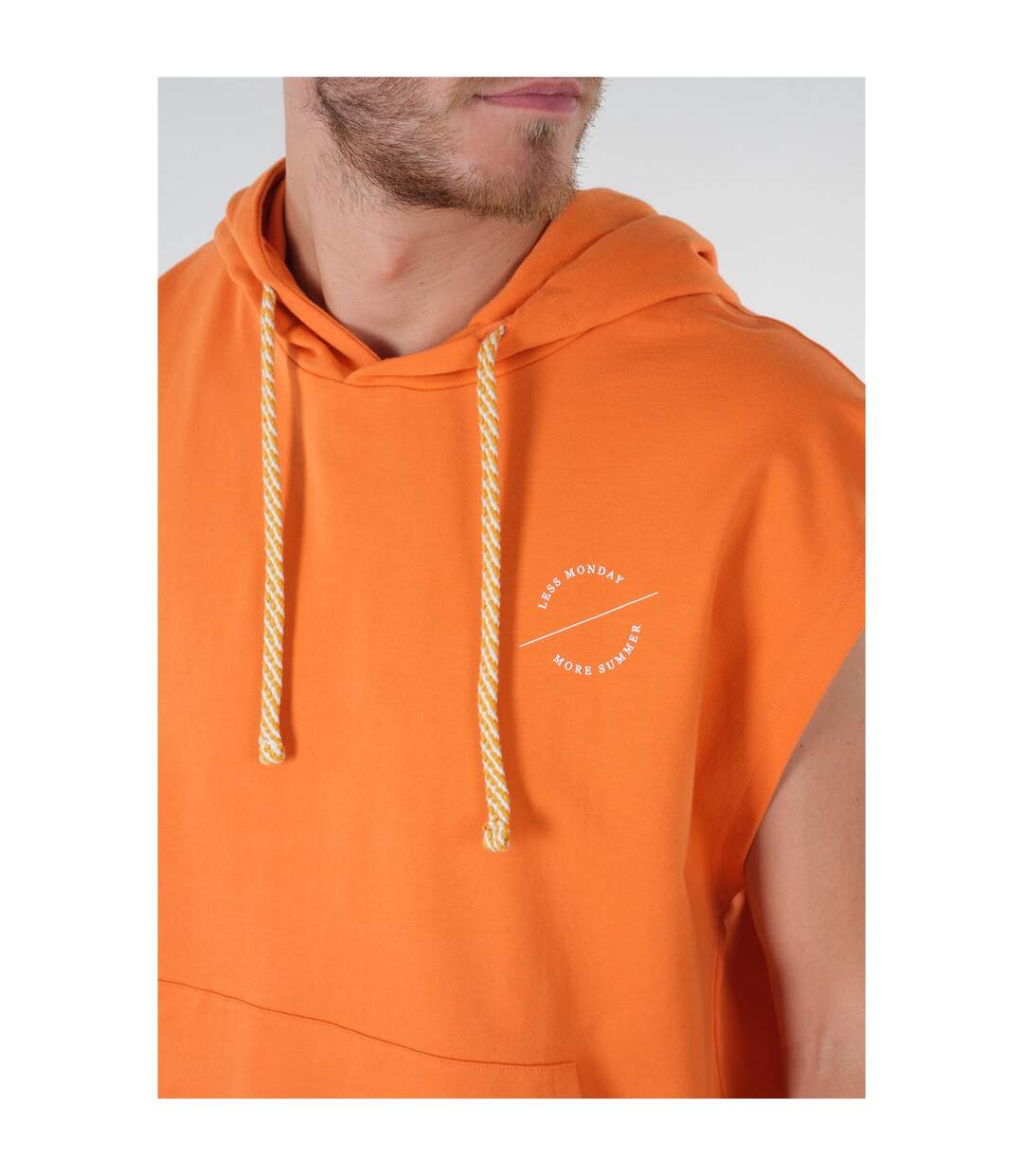 Sweat à capuche sans manches DISCO-2