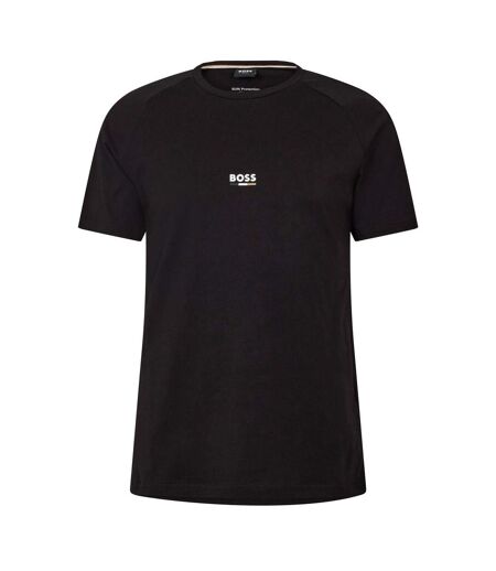 Mens Logo Slim Raglan T-shirt Black Boss