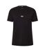 Mens Logo Slim Raglan T-shirt Black Boss-1