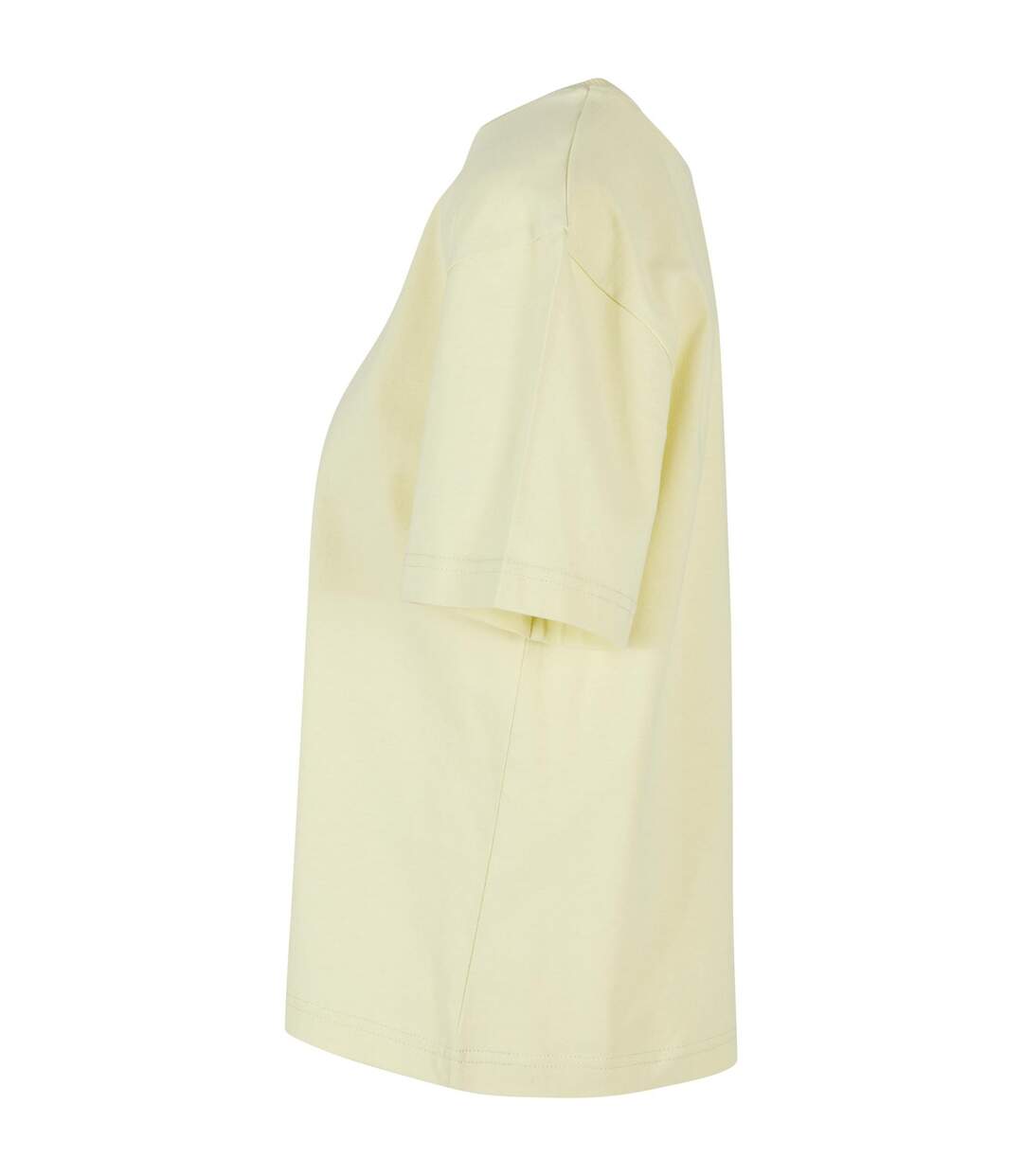 T-shirt Everyday Femme Jaune Pâle Build Your Brand-4