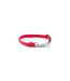 Ancol Nylon Half Check Collar (Red) (17.7-23.6in) - UTTR386